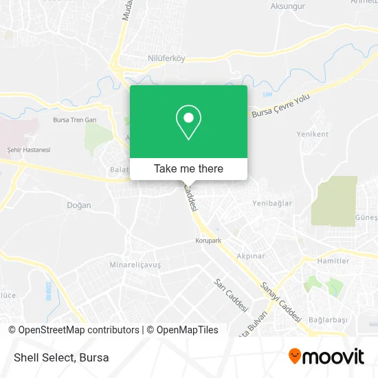 Shell Select map