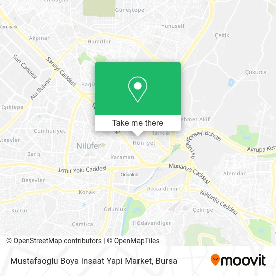 Mustafaoglu Boya Insaat Yapi Market map