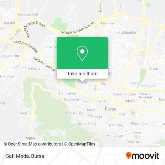 Safi Moda map