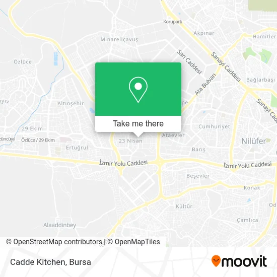 Cadde Mutfak map