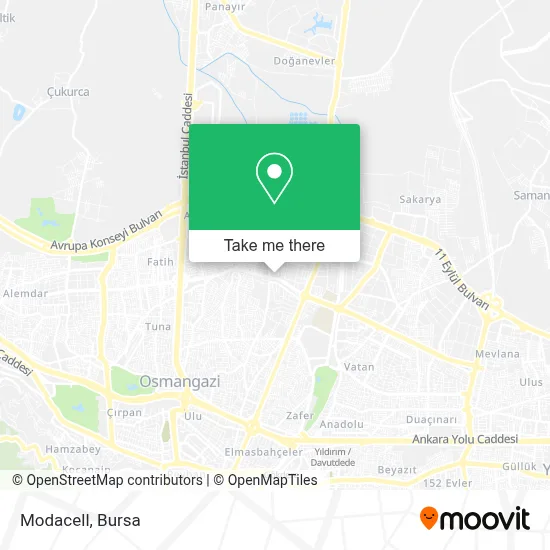 Modacell map