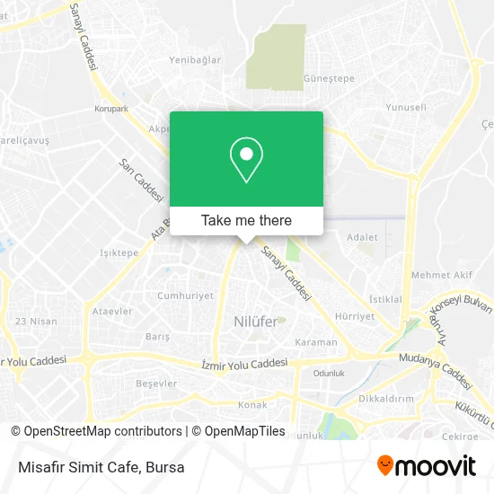 Misafir Simit Cafe map