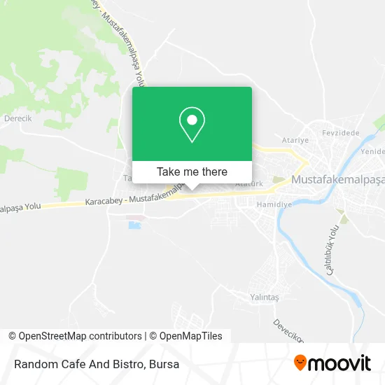 Random Cafe And Bistro map