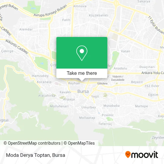 Moda Derya Toptan map