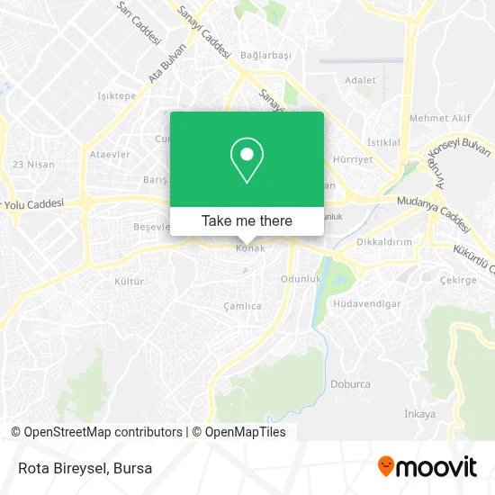 Rota Bireysel map
