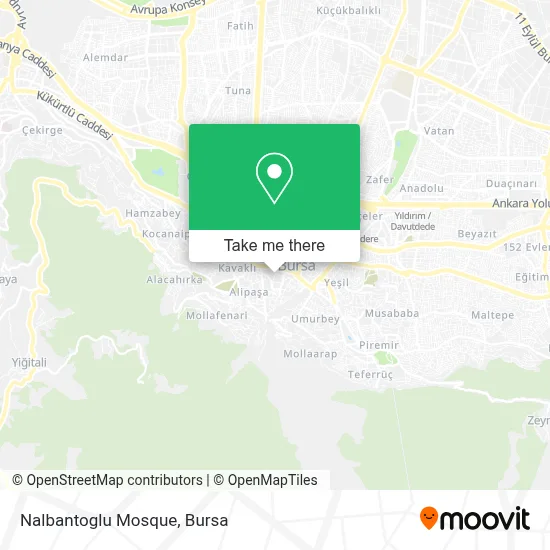 Nalbantoglu Mosque map