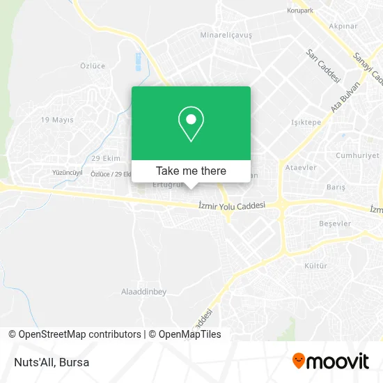 Nuts'All map
