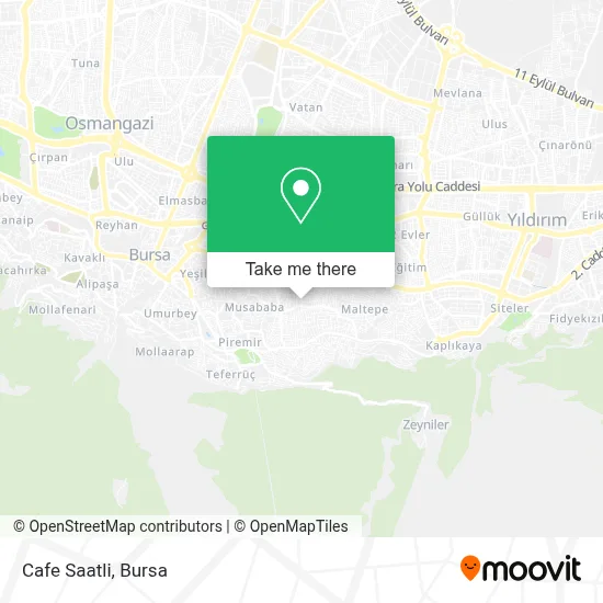 Cafe Saatli map