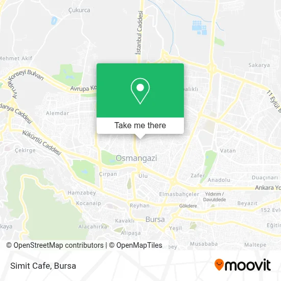 Simit Cafe map