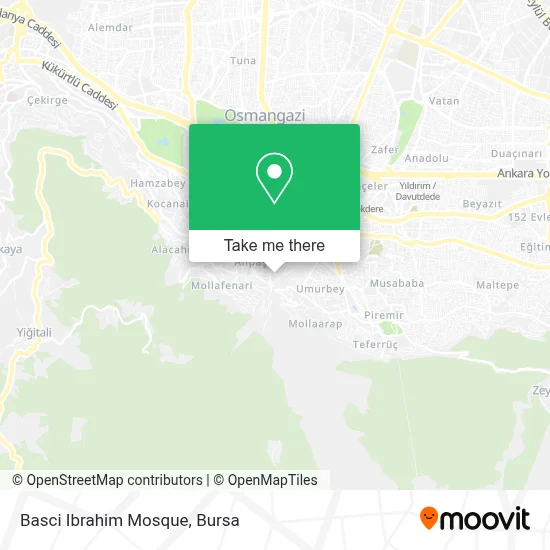 Basci Ibrahim Mosque map