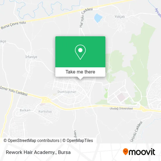 Rework Hair Academy. map