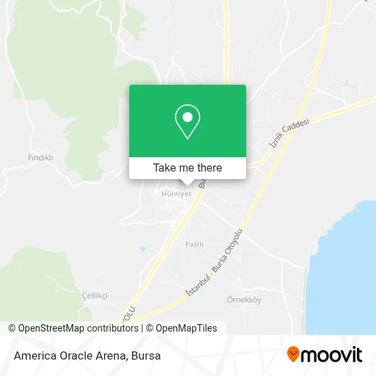 America Oracle Arena map