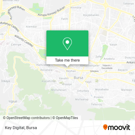 Key Digital map