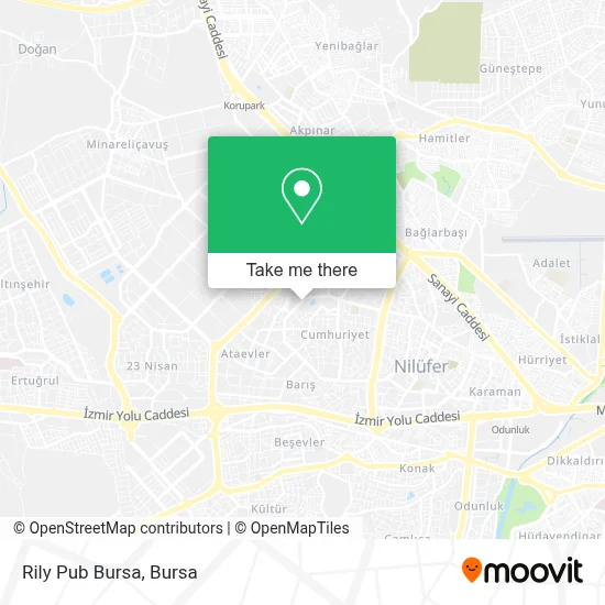 Rily Pub Bursa map