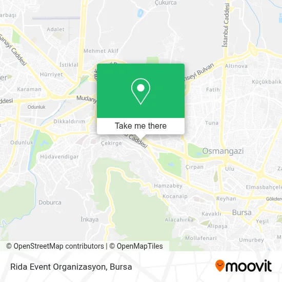 Rida Event Organizasyon map