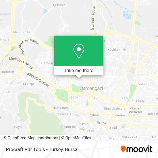 Procraft Pdr Tools - Turkey map