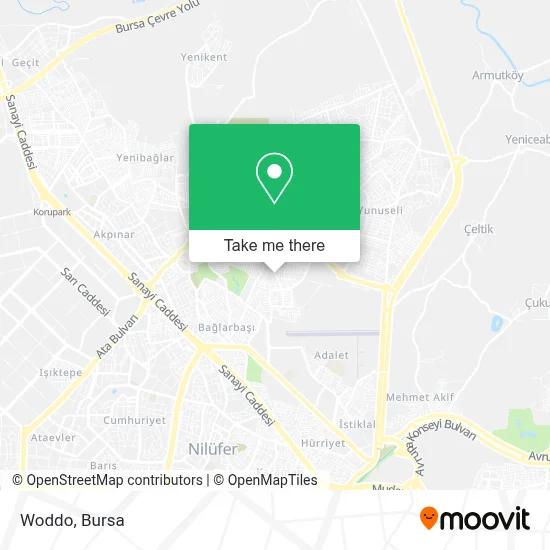 Woddo map
