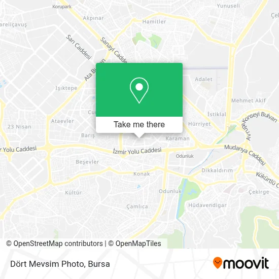 Dört Mevsim Photo map