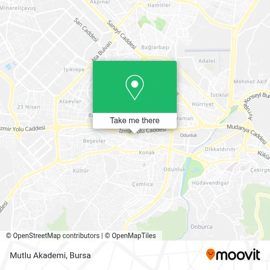 Mutlu Akademi map