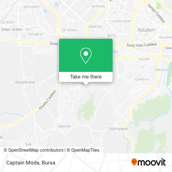 Captain Moda map
