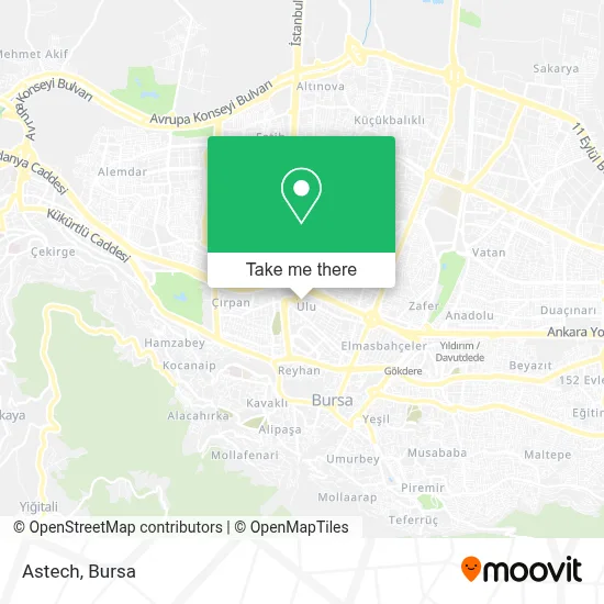 Astech map