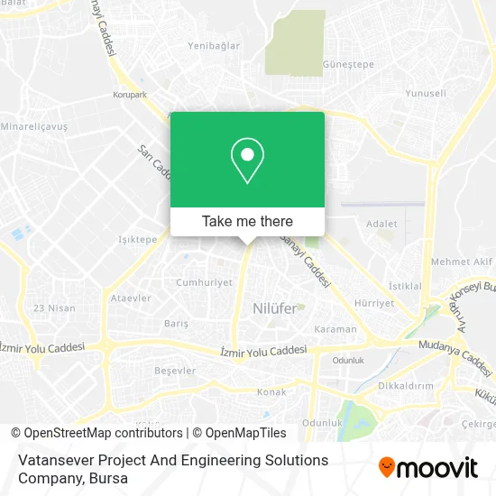 Vatansever Project And Engineering Solutions Company map
