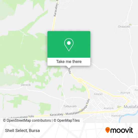 Shell Select map