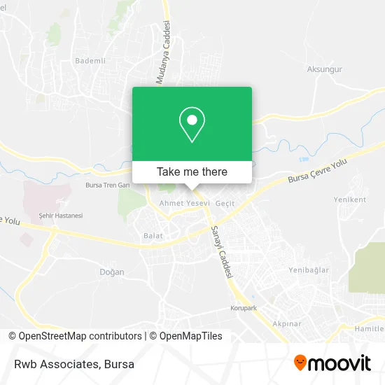 Rwb Associates map