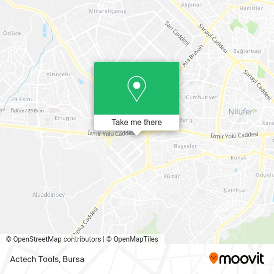 Actech Tools map