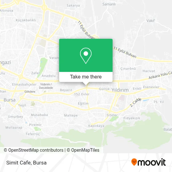 Simit Cafe map
