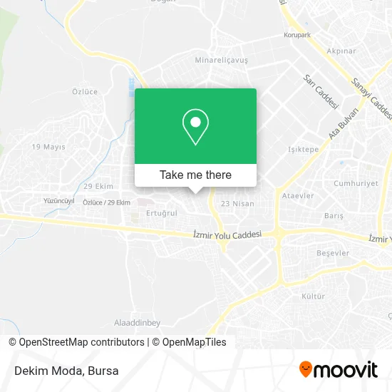 Dekim Moda map