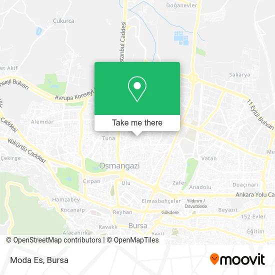 Moda Es map