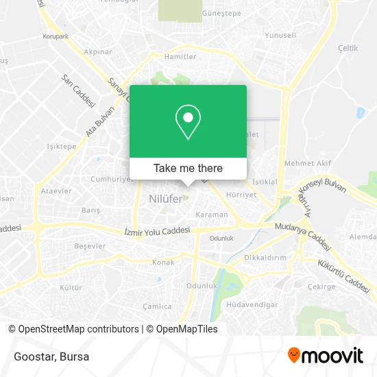 Goostar map