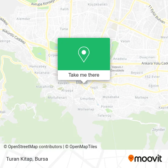 Turan Kitap map
