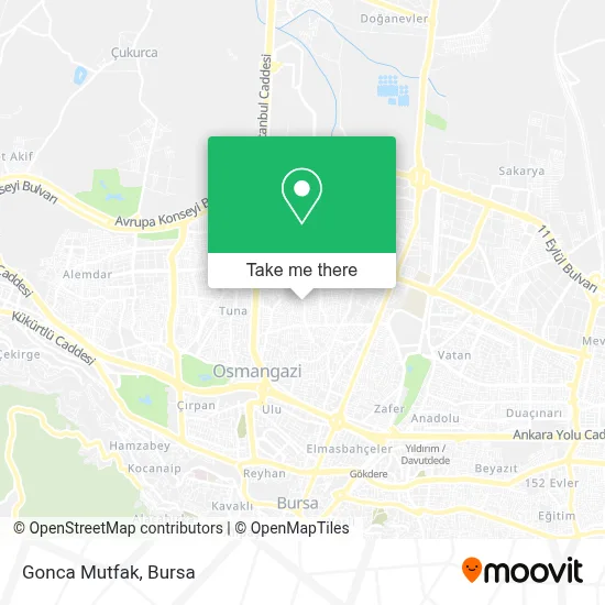 Gonca Mutfak map