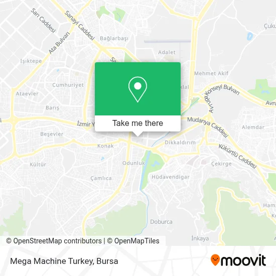 Mega Machine Turkey map