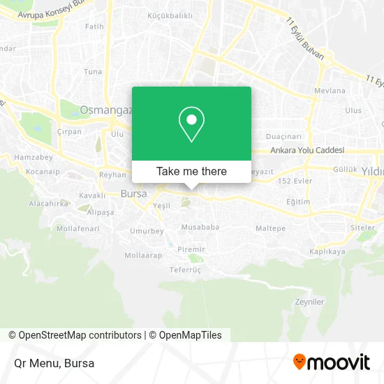 Qr Menu map