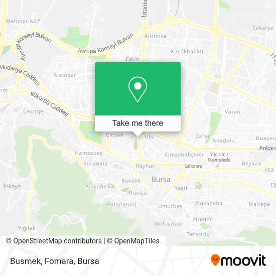 Busmek, Fomara map
