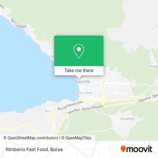 Rimberio Fast Food map
