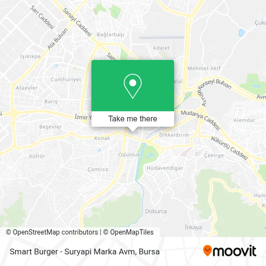 Smart Burger - Suryapi Marka Avm map