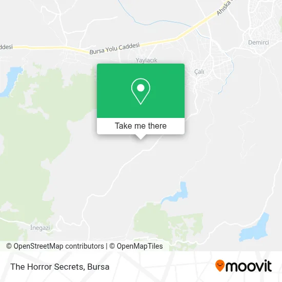 The Horror Secrets map