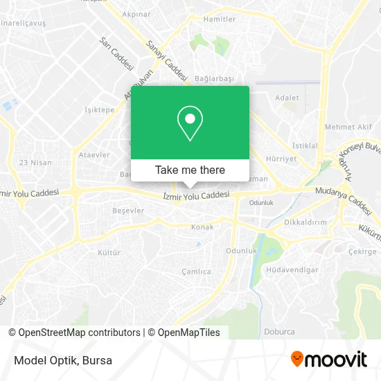 Model Optik map
