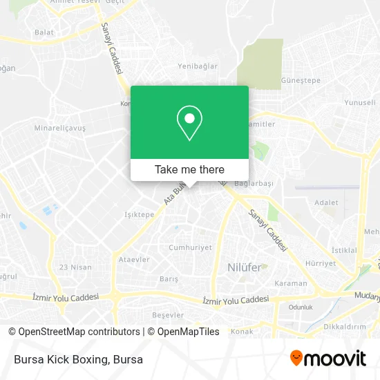 Bursa Kick Boxing map