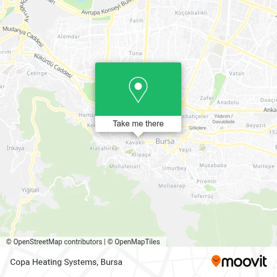 Copa Heating Systems map
