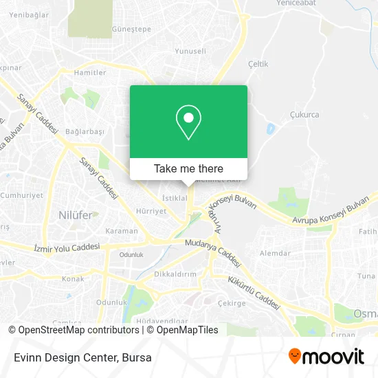 Evinn Design Center map