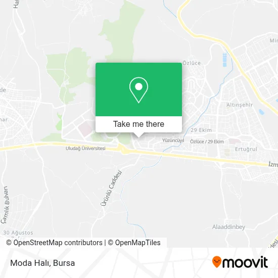Moda Halı map