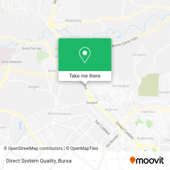 Direct System Quality map