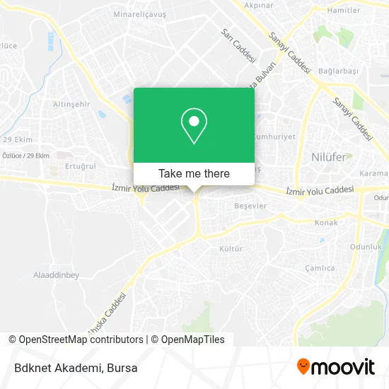 Bdknet Akademi map