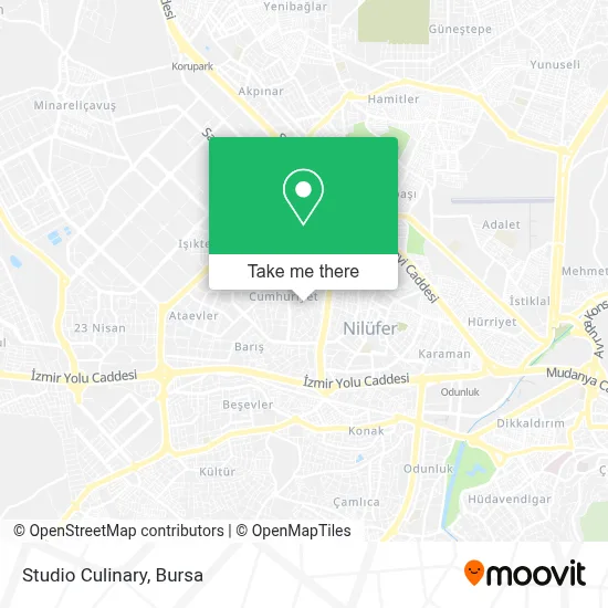 Studio Culinary map