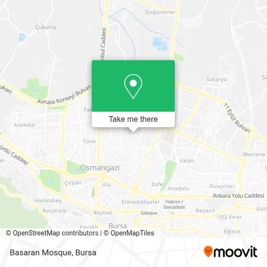 Basaran Mosque map